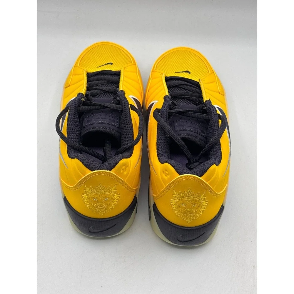 Nike LeBron Witness IX Shoes Kids Size 5Y Amarillo Cave Purple Basketball HV2270